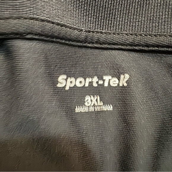 Embroidered CBA Polo Shirt Black Sport Tek Shirt Men’s Size 3XL XXXL Black Shirt - Picture 3 of 12